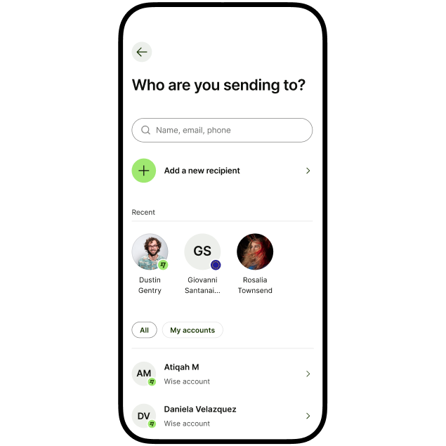 Find your contacts, fast 